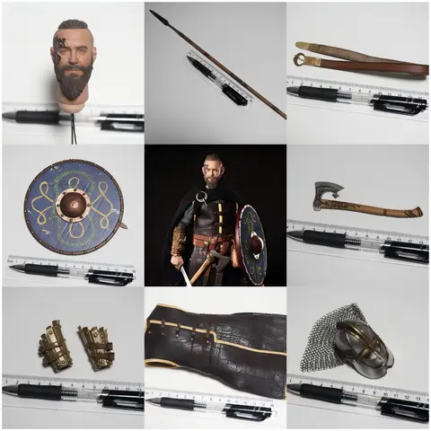 1/6 of the Action Figures model COOMODEL EL001 feudal lord Viking pirates new Spare parts