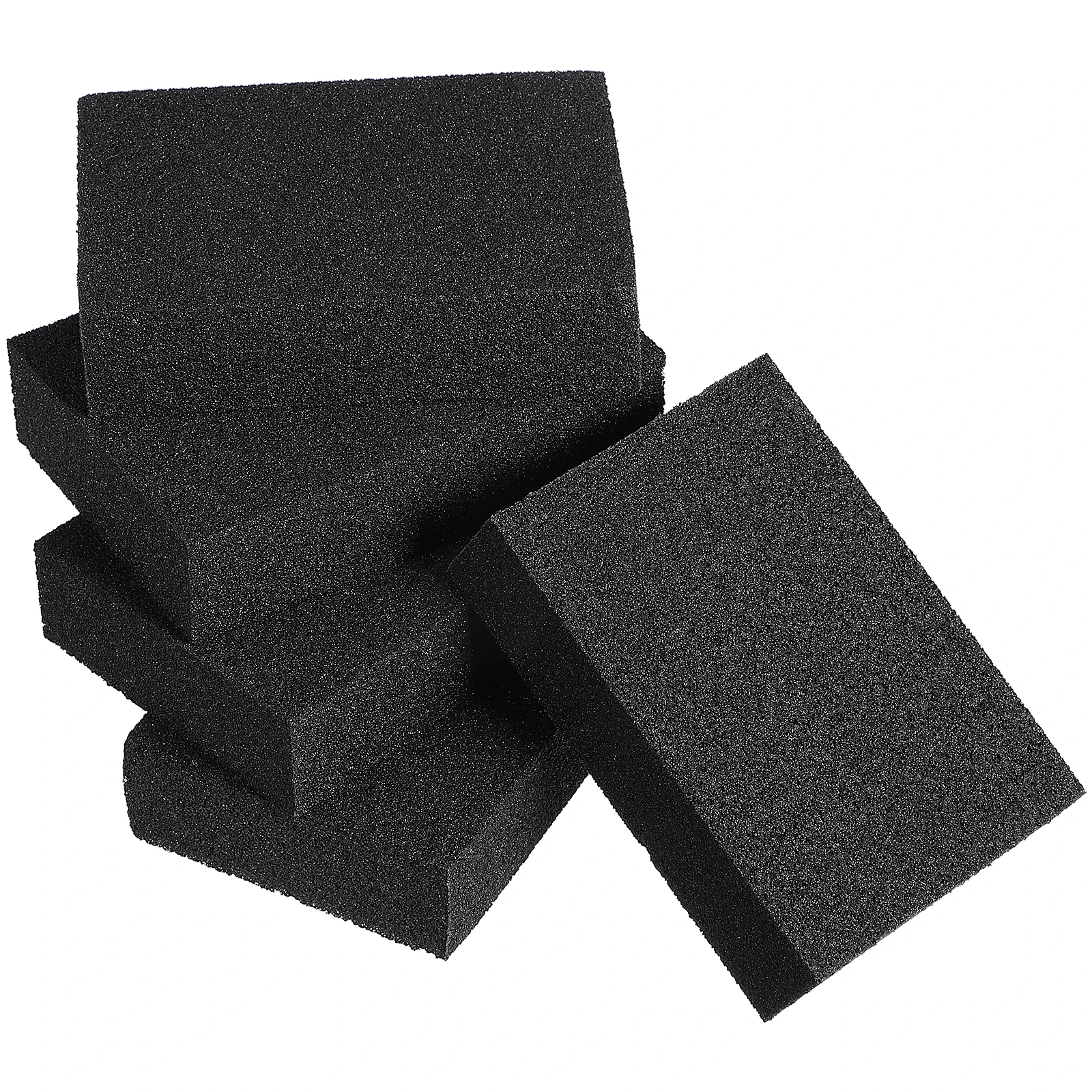 

5pcs Black Corundum Cleaning Sponge Scrub Brush Descaling Pads Bowl Dish Kitchen Powerful NonScratch Rust
