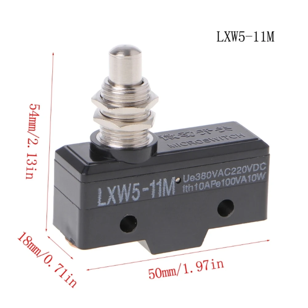 LXW5-11M/LXW5-11G2 Stantuffo a pulsante Micro finecorsa momentaneo AC380V DC220V Microinterruttore Apparecchiature elettriche impermeabili