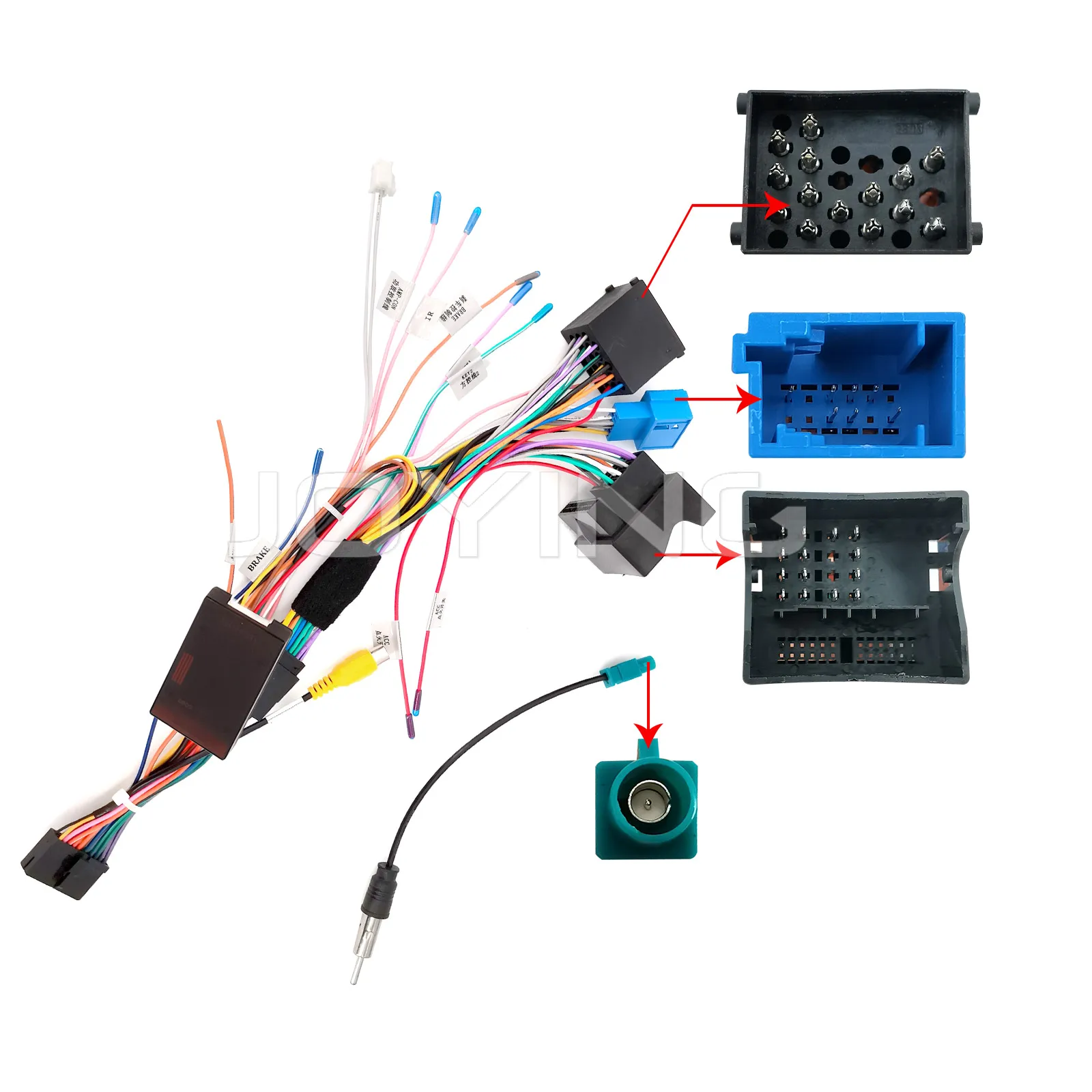 Joying Special Harenss Wiring For BMW E39 E46 Support Factory Amplifier