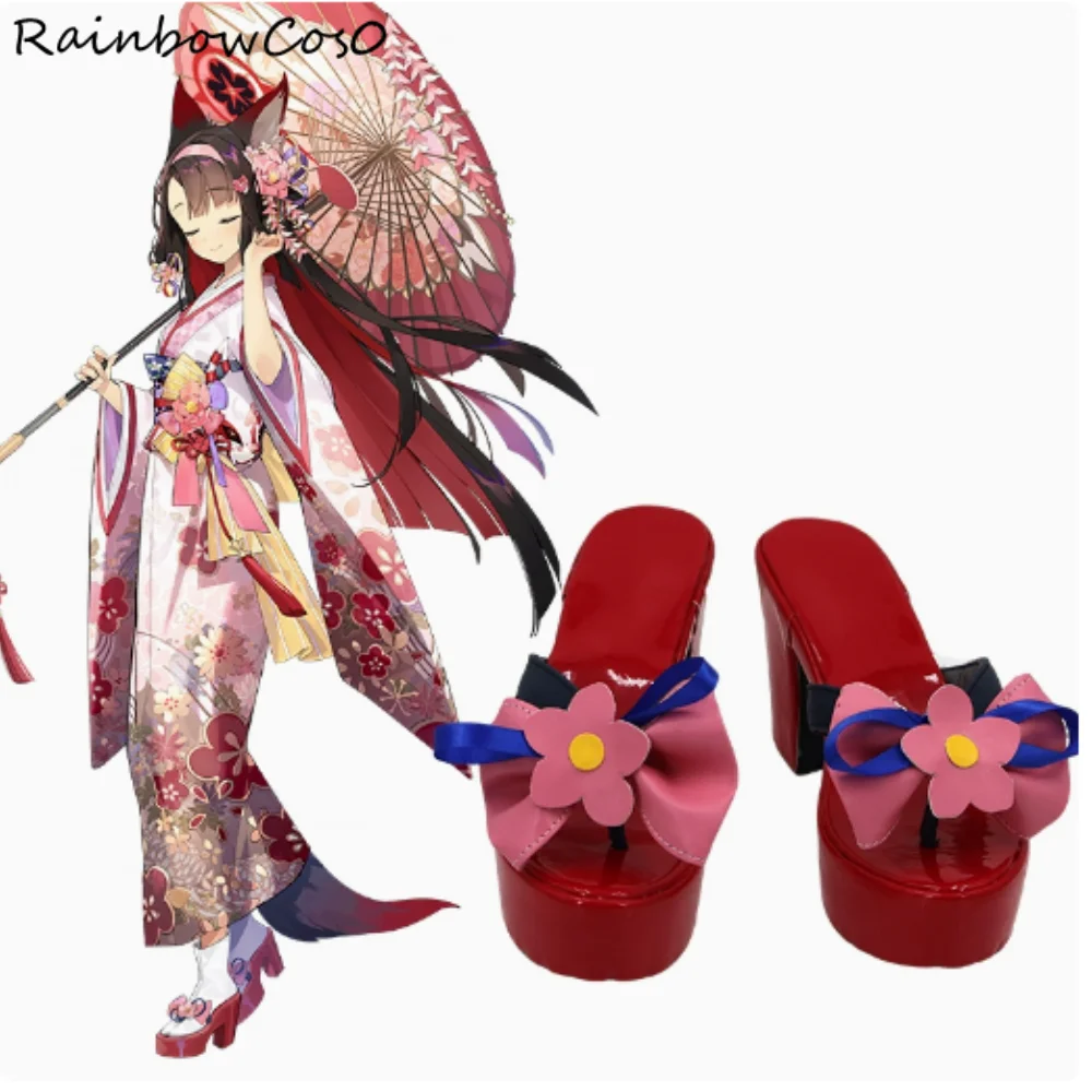 

Kosaka Wakamo Blue Archive Cosplay Shoes Boots Game Anime Party Halloween RainbowCos0 W4735
