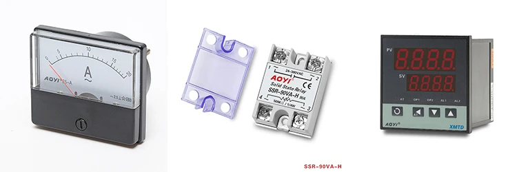 10 قطعة AOYI 120A 360 فولت بالوعة الحرارة ثلاث مراحل تتابع الحالة الصلبة مشعاع ألومنيوم Y نوع