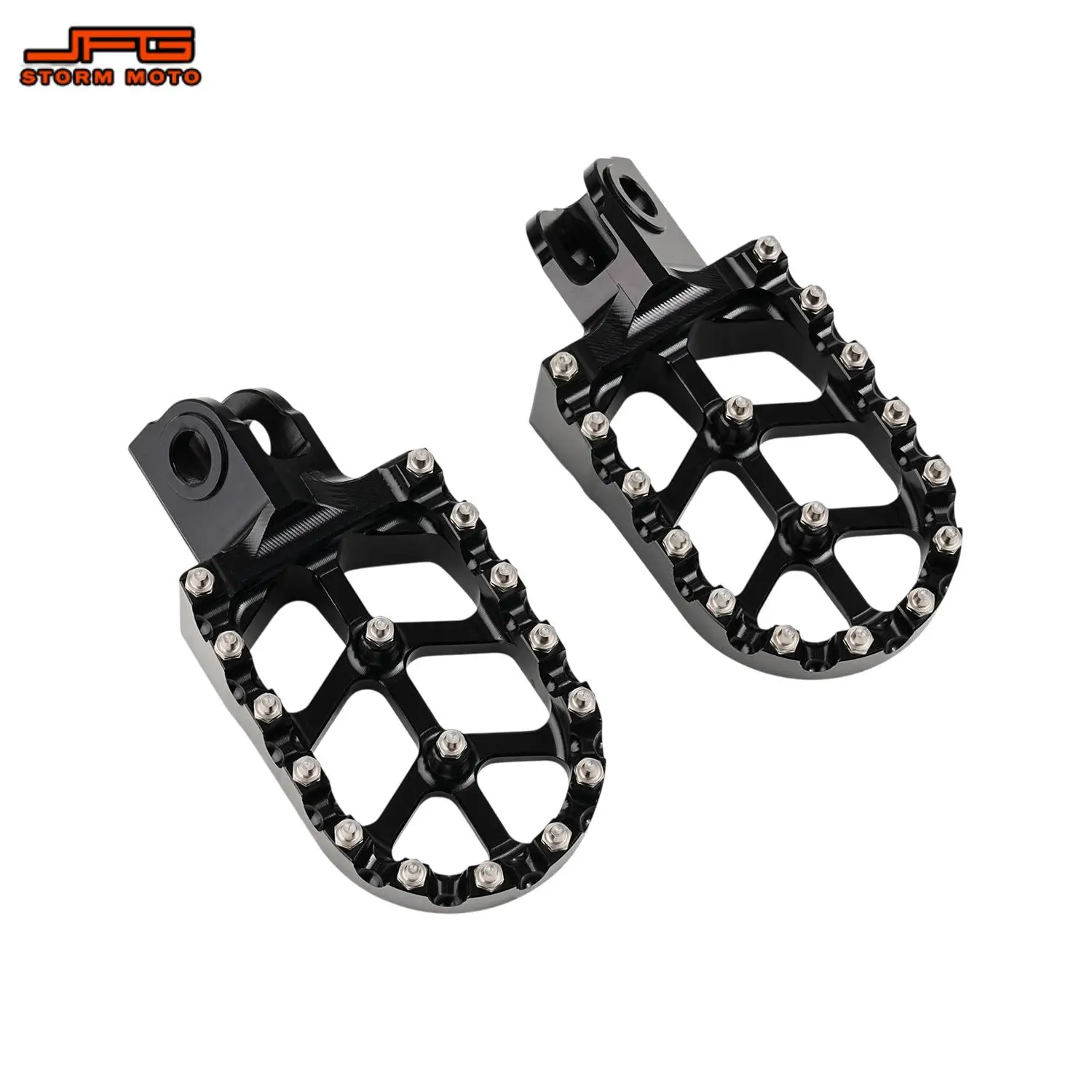 For CFMOTO 450MT IBEX 450 Foot Pegs Pedals Footrest Rider Foot Peg Anti-Slip CNC Aluminum Motorcycles Accessories ADV Durable
