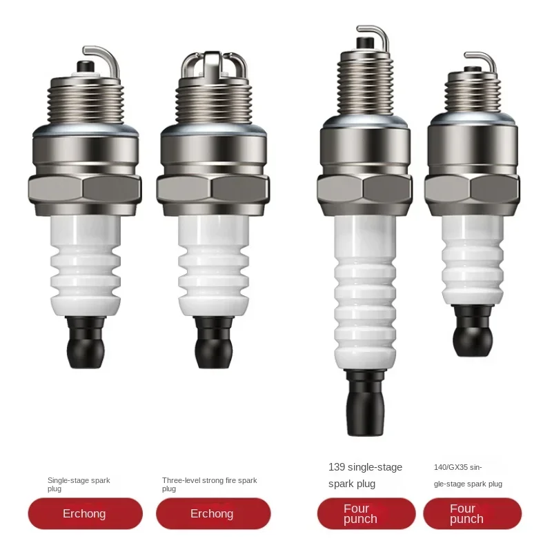 Chain Saw Gasoline Chainsaw Two-Punch Spark Plug Mower Four-Stroke Igniter Spark Plug Brush Cutter Spark Plug Universal
