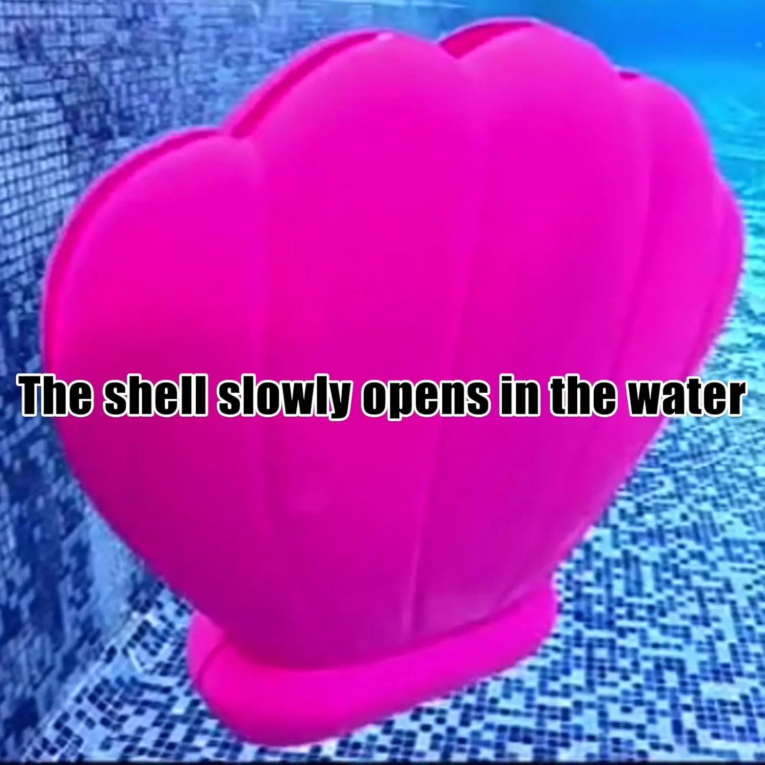 Jouet de piscine de sirène, coquille de princesse rotative amusante, flotteurs d'été, jouets d'eau de natation, coquille flottante magique, cadeaux, jouets de bain pour tout-petits