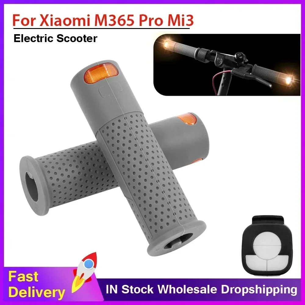 

Turn Signal Handlebar Grip Electric Scooter Parts Handle With Remote Control Waterproof Lamp For Xiaomi Mi3 Pro 1S Pro 2 M365