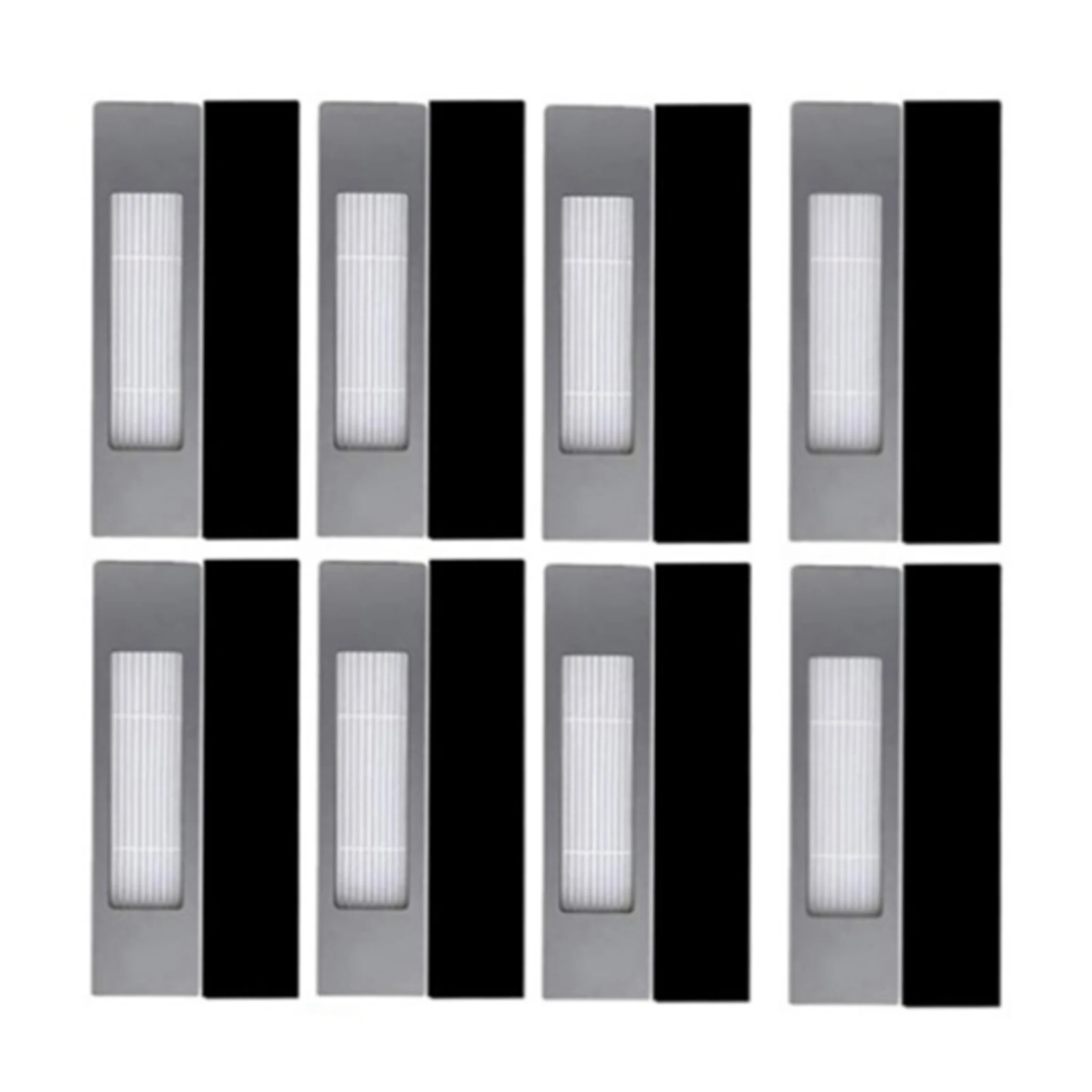 【مجموعة واحدة من ملحقات أجزاء المكنسة الكهربائية: مجموعة واحدة من مجموعات الفلتر البديلة ومجموعة واحدة من الفرشاة الجانبية لمرشح HEPA