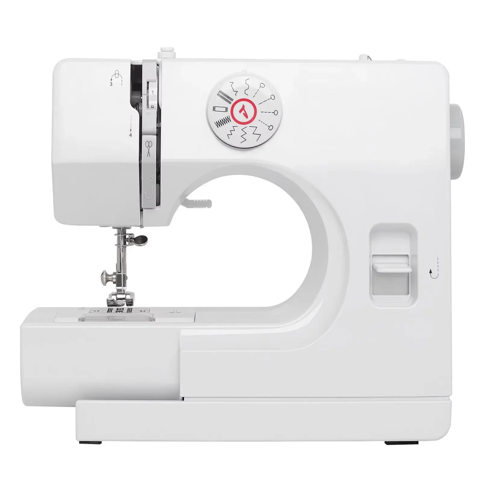 Household mini multi-functional overlock buttonhole thick 725 sewing machine