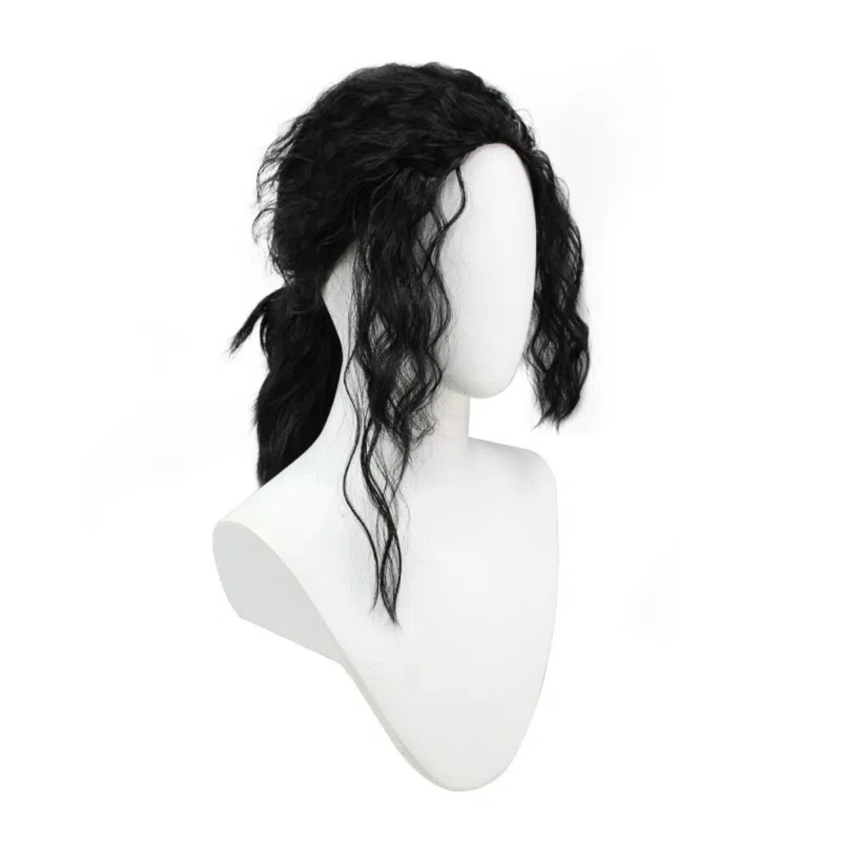 

Anxin Brand Synthetic Fiber Wigs: Black Fluffy Curly Hair, 80S Retro Rock Style, Black Wavy Hair for Stage Performances, Halloween Party Performance and Show Props, Made from High-Quality High-Temperature Fiber, with Flexible and Dynamic Curls