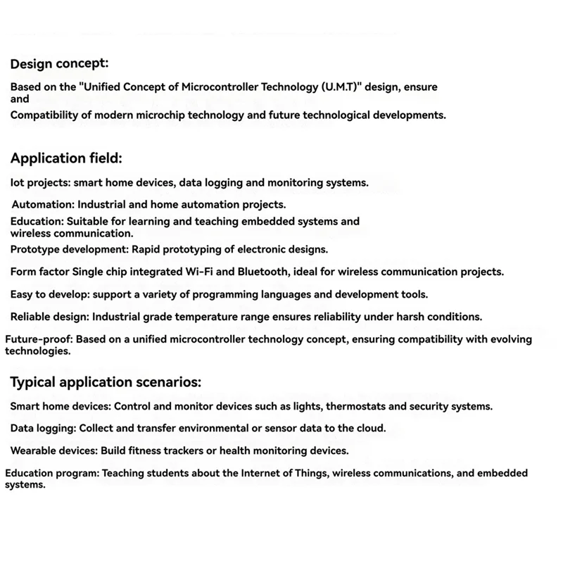 A45F-Nano Kit ESP32 Module Dual Wi-Fi & Bluetooth Extended 100M Range Enhanced Connectivity For Iot Projects