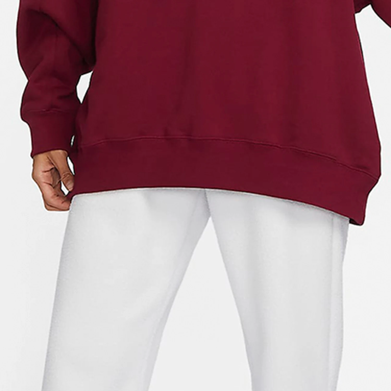 نايك حقيقية المرأة الجديدة الرجعية عارضة جولة الرقبة فضفاضة البلوز البلوز FV8444-677