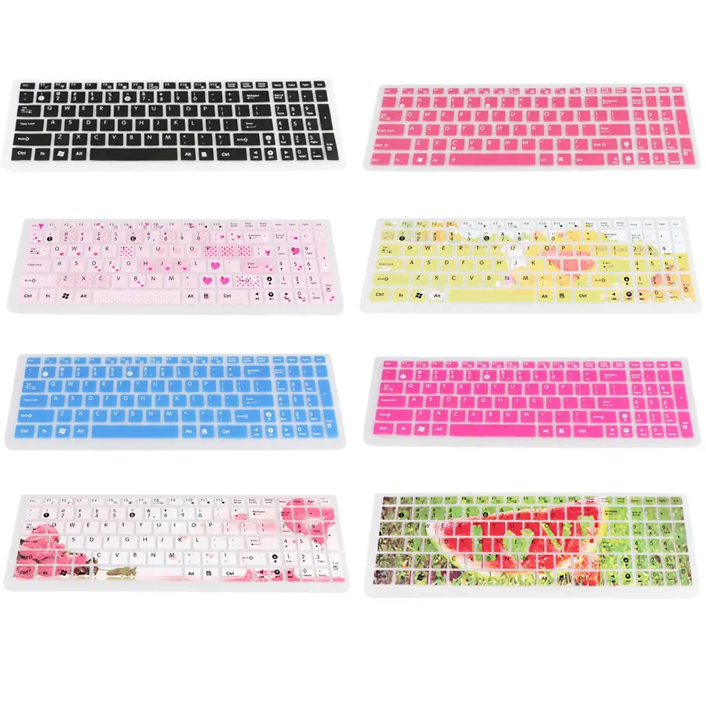 

Силиконовый защитный чехол для клавиатуры для ноутбуков ASUS, ноутбуков, ПК, защитная пленка для клавиатуры, силиконовый чехол для кожи