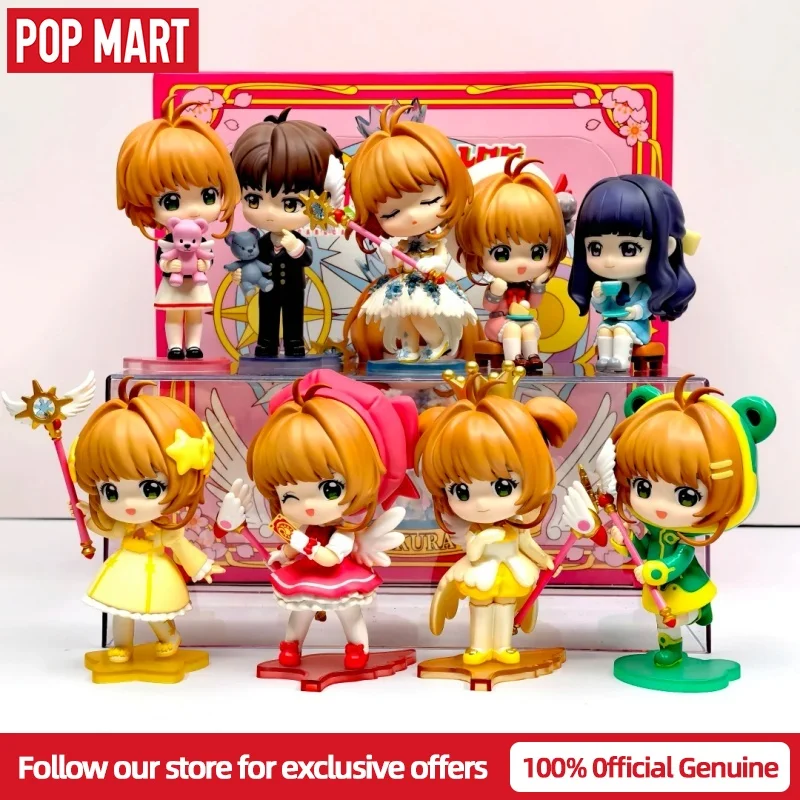 

Genuine POP MART Cardcaptor Sakura Series Blind Box Toys Kawaii Surprise Guess Bag Cute Anime Figure Doll Home Model Gift Fans