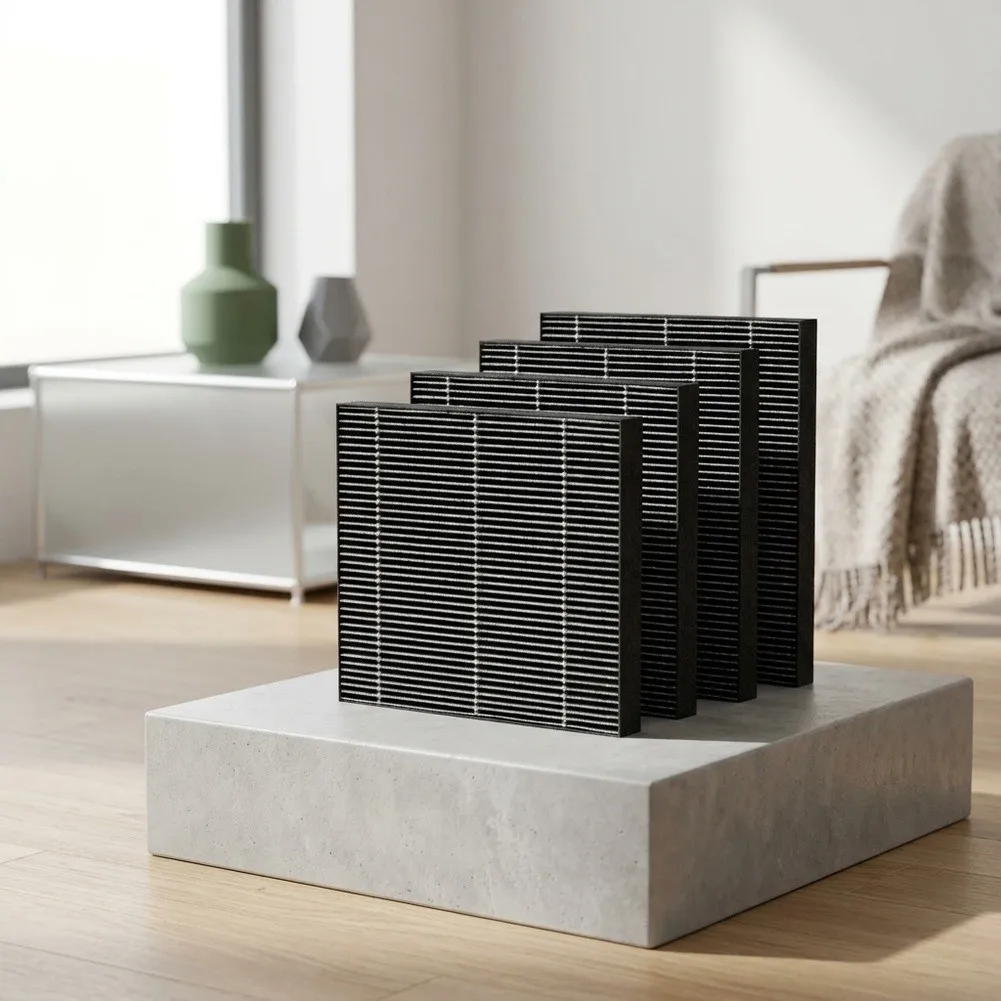 4pcs 6000S Humidifier Replacement Filter Compatible with Evaporative Type Units for Stable Humidity Maintenance