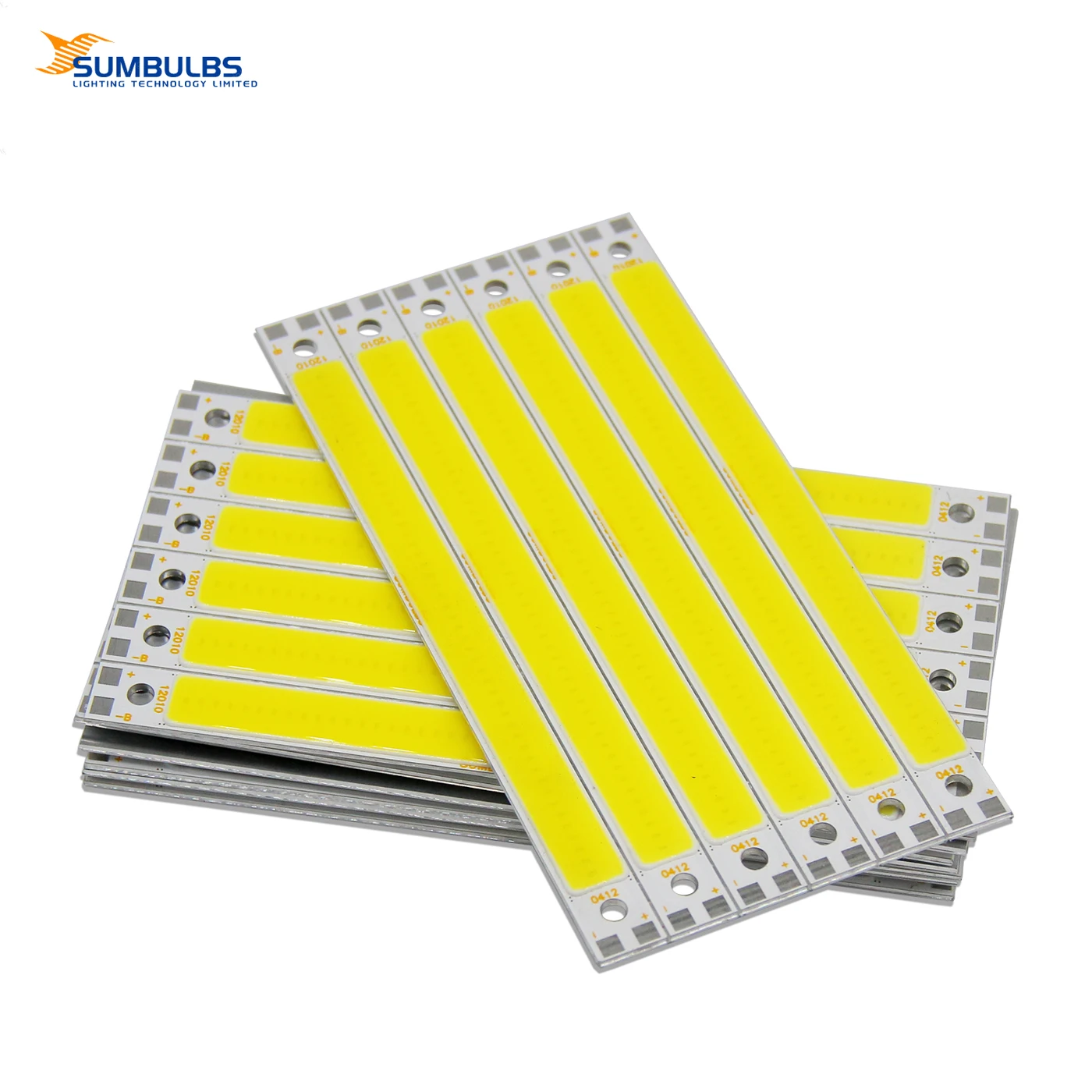 SUMBULBS 120x10mm 10 W COB Strip Lichtbron DC 12 V Emitting Diode Lamp 6 Kleuren DIY Bar LED Chip Lamp voor Verlichting