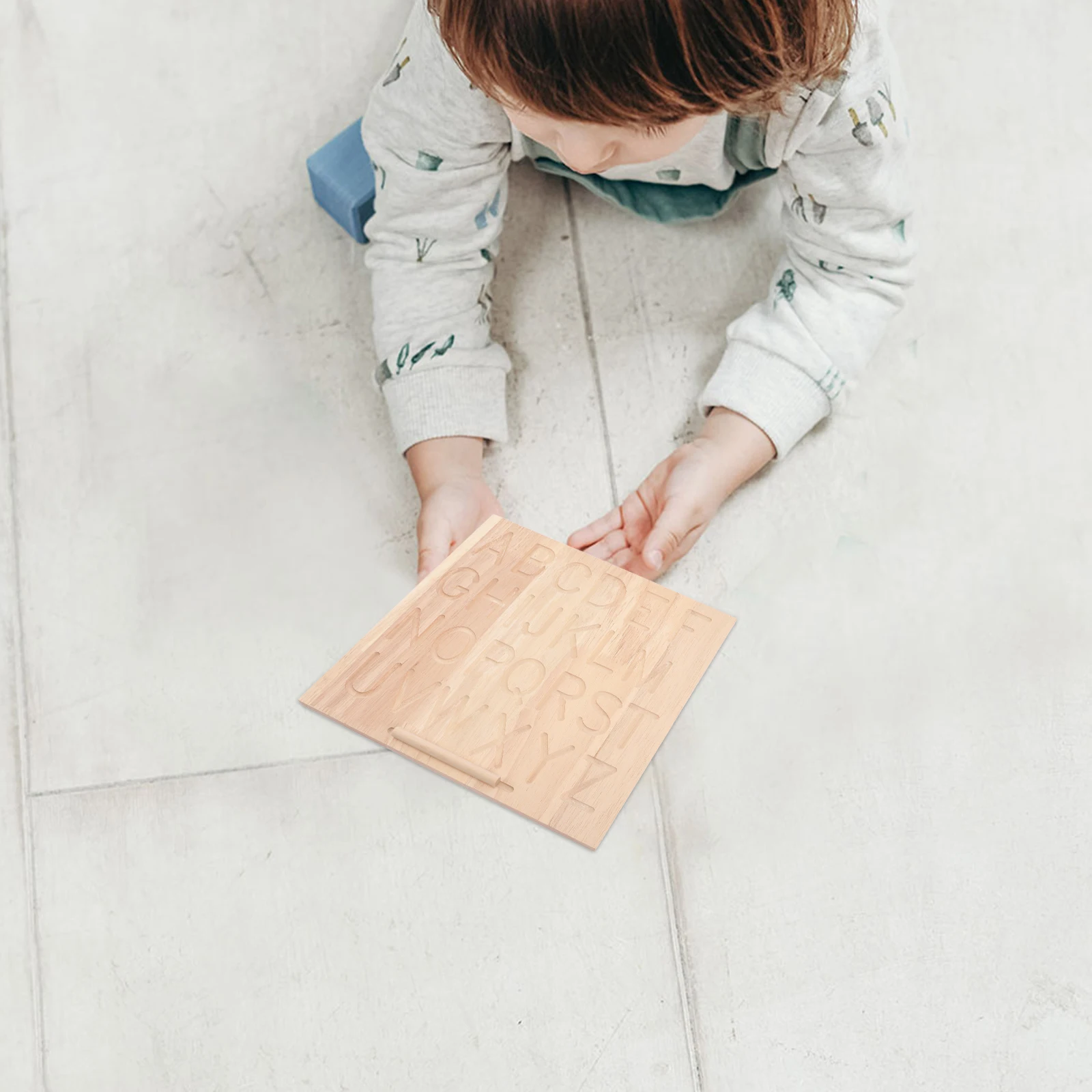 Planche de calligraphie en bois, lettres de traçage de l'alphabet, exercice d'entraînement, outils d'écriture pour tout-petits, jouets de dessin, école à domicile