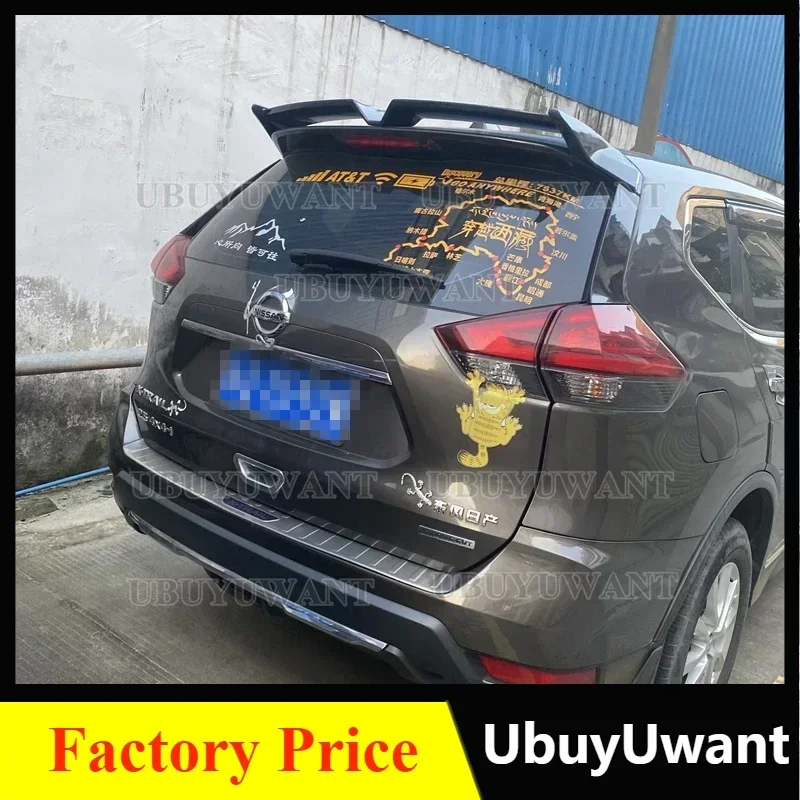 

Car Styling ABS Plastic Unpainted Color Rear Roof Spoiler Trunk Boot Lip Wing For Nissan Rogue X-trail 2014-2019