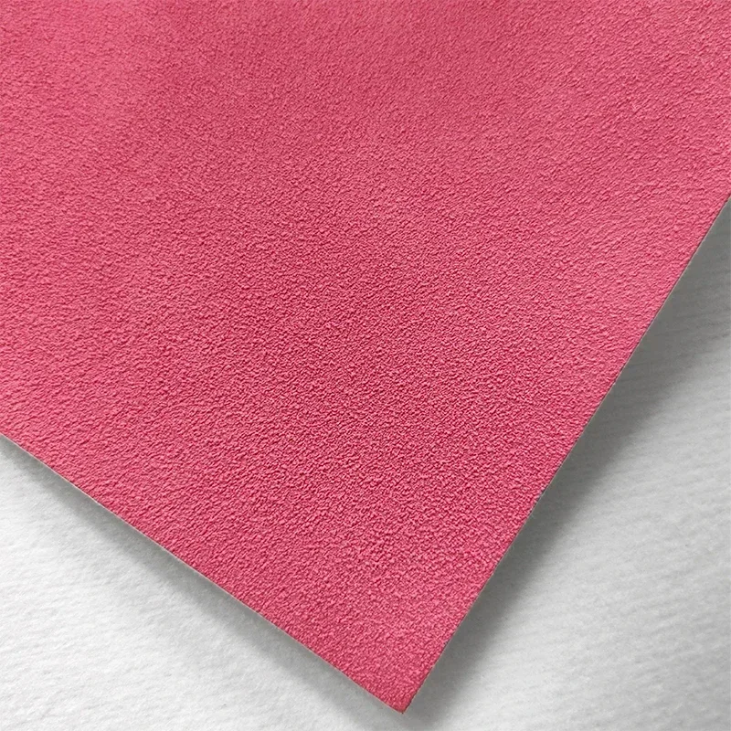 Lychee Life Faux Suede PU Leather Fabric for Garment Synthetic Leather Color DIY Bowknot Bag Sofa Sewing Material