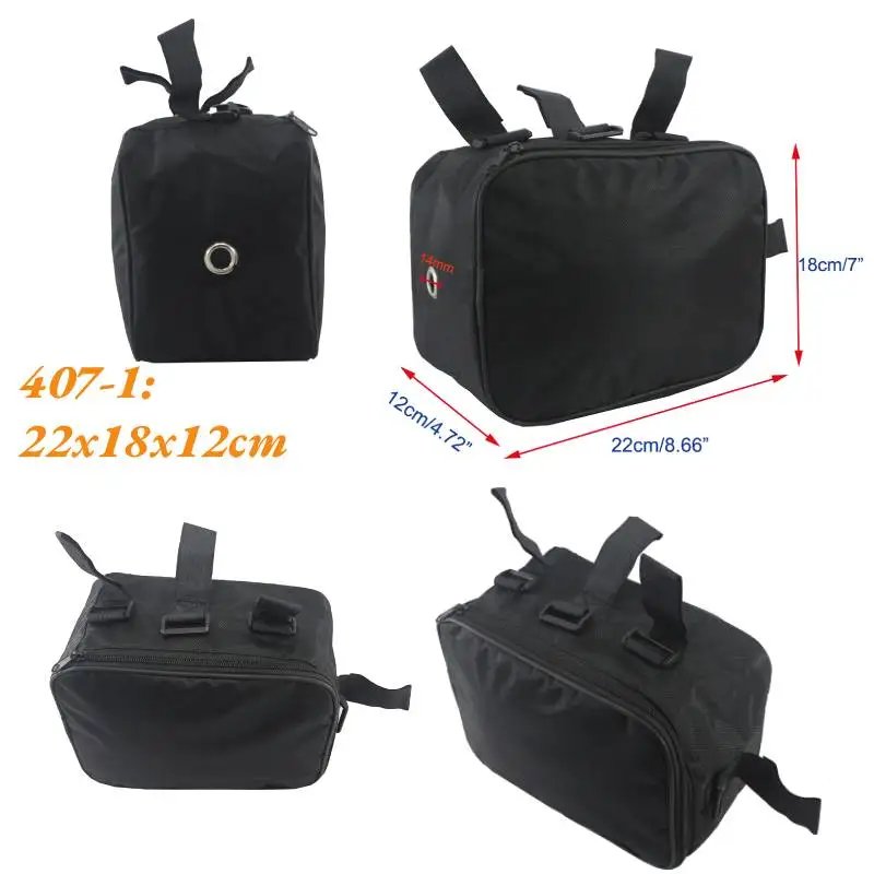 Bicycle Bike Tube Frame Pack Bag, Battery Front Tool Box, Storage Case, MTB Ebike, 407-1, 22x18x12cm