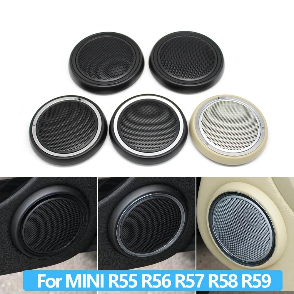 Car Front Left Right Door Woofer Speaker Cover Grille For Mini Clubman R55 Coupe R58 Hatchback R56 Convertible R57 Roadster R59