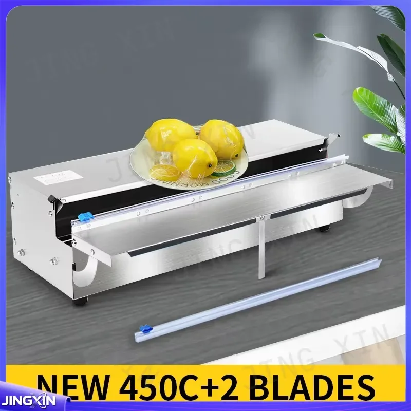 Custom for Plastic Wrap Packaging Machine Supermarket Produce Sealing Roll Film Cutting Desktop Packaging Film Cutter Tool