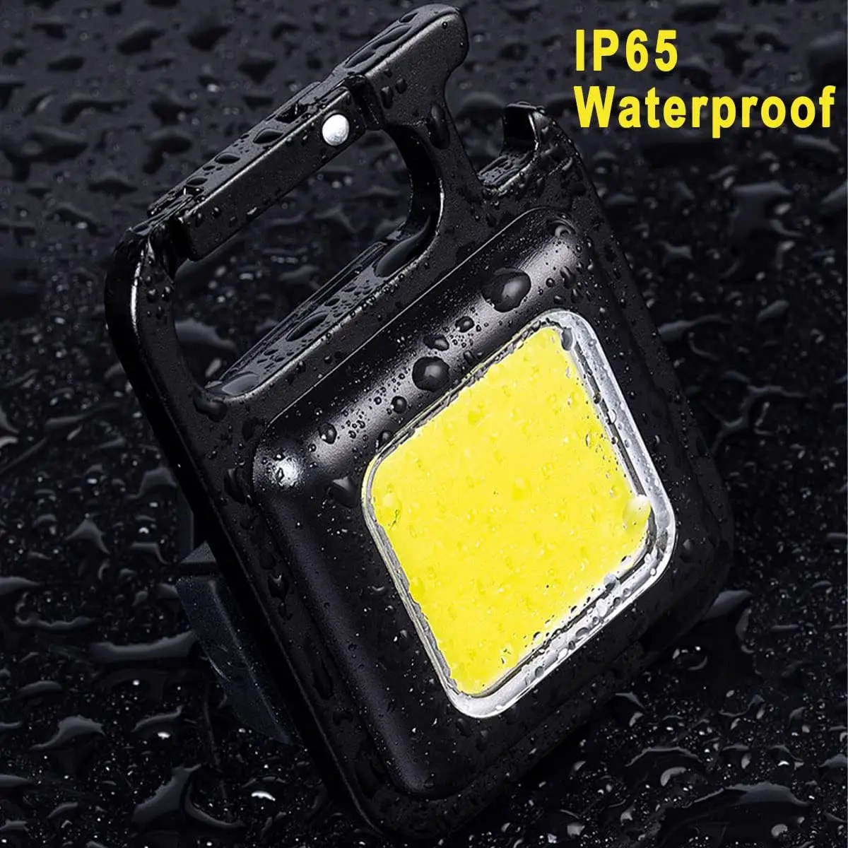 Mini Led Cob Flashlight Rechargeable Flashlights Portable Keychain Powerful Fishing 500ma Power Parts Usb 800 Ix5 Set Lot 3