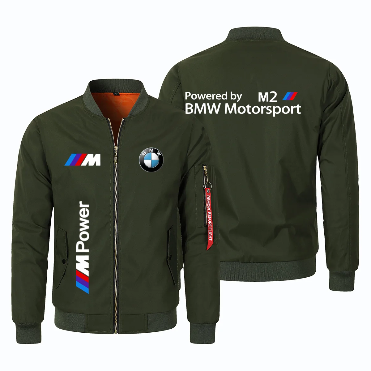 BMW Apparel-Chaqueta para hombre, chaqueta con estampado Simple de BMW, chaqueta de ciclismo para motocicleta, chaqueta cálida gruesa informal para BMW, 2025