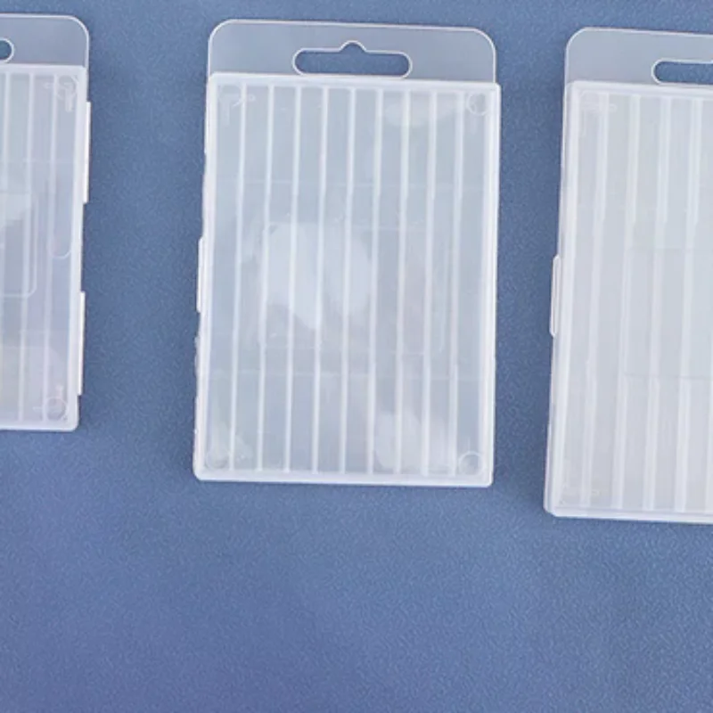 Plastic Twist Drill Bit Storage Box Transparent Case with 5/10 Holes – Tool Organizer for Woodworking Accessories