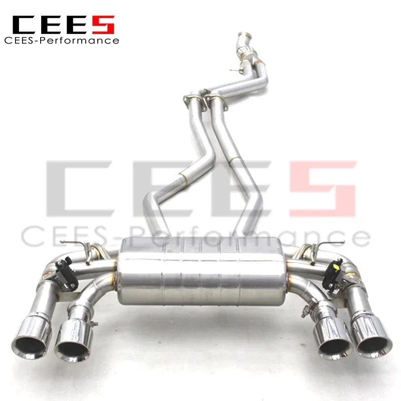 

CEES Catback выхлопная система выхлопная труба из нержавеющей стали Valvetronic Escape для BMW M2 F87 3.0T 2014-2018