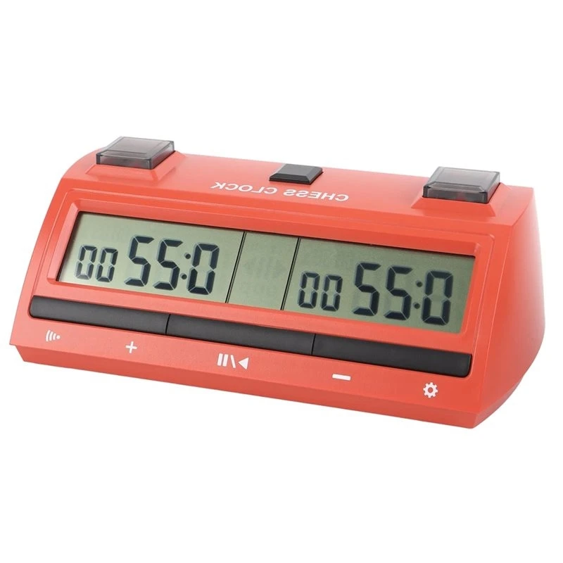 NALFI-Large Screen Digital Chess Clock Timer Portable Tournament Game Timer Professional