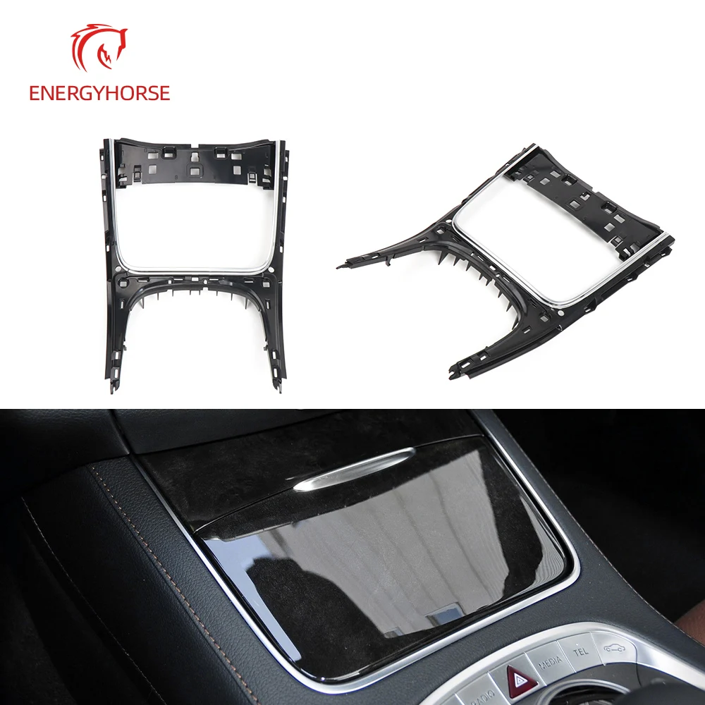 Cup Plating Strip Plating Trim For Mercedes Benz S Class W222 Central Armrest Box Cover Water Cup Frame 2226804304