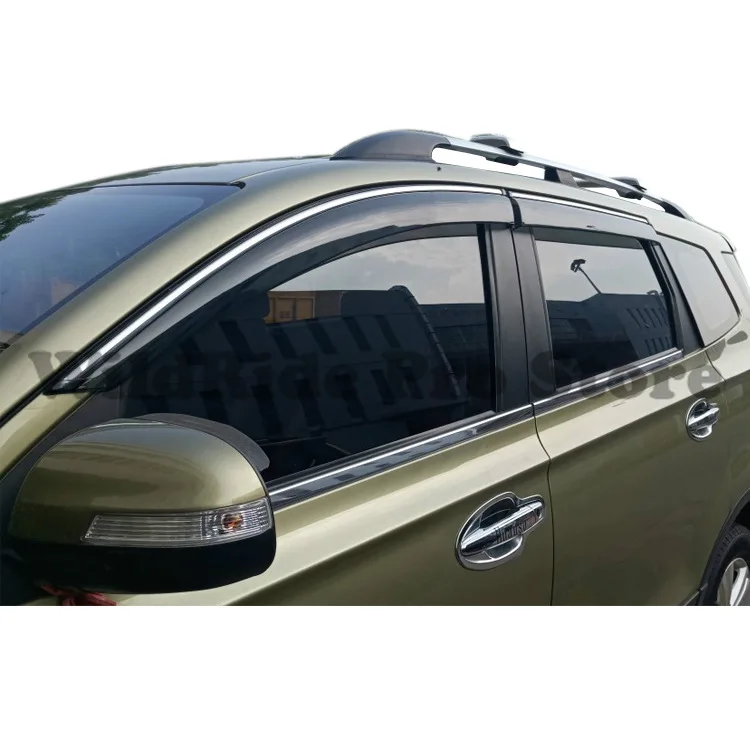 1 Set Durable Window Rain Guard for Beiqi Huansu H3/H3F - Wind Noise Reduction, Precision Fit