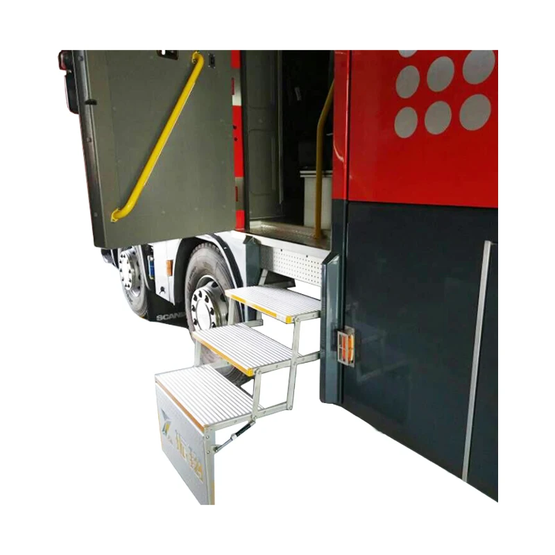 Escalón eléctrico plegable para autocaravana, aleación de aluminio, furgoneta, remolque, camión, capacidad de carga de 200kg