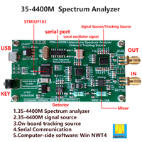 Spectrum Analyzer USB LTDZ_35-4400M_ Signal Source Analysis With Tracking Spectrum Analyzers RF Frequency Domain Analysis Tool