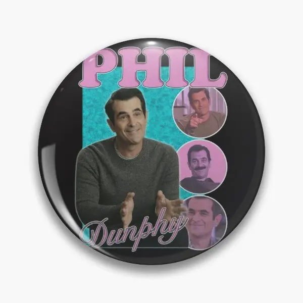 10Mb Vintage Phil Dunphy Homage Bootleg  Soft Button Pin Cute Brooch Decor Badge Fashion Lapel Pin Cartoon Collar Lover Jewelry