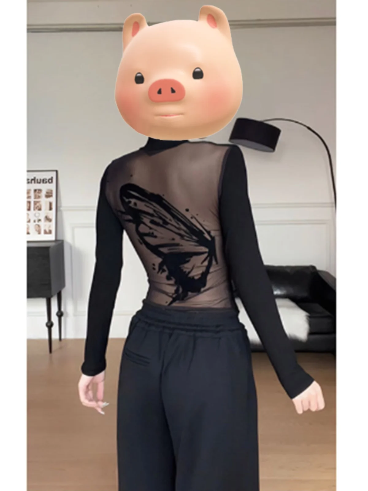 

Новая женская осенне-зимняя базовая кофта с высоким воротником и принтом, облегающая, в стиле Spicy Girl, можно носить как нижний слой или как самостоятельный топ.