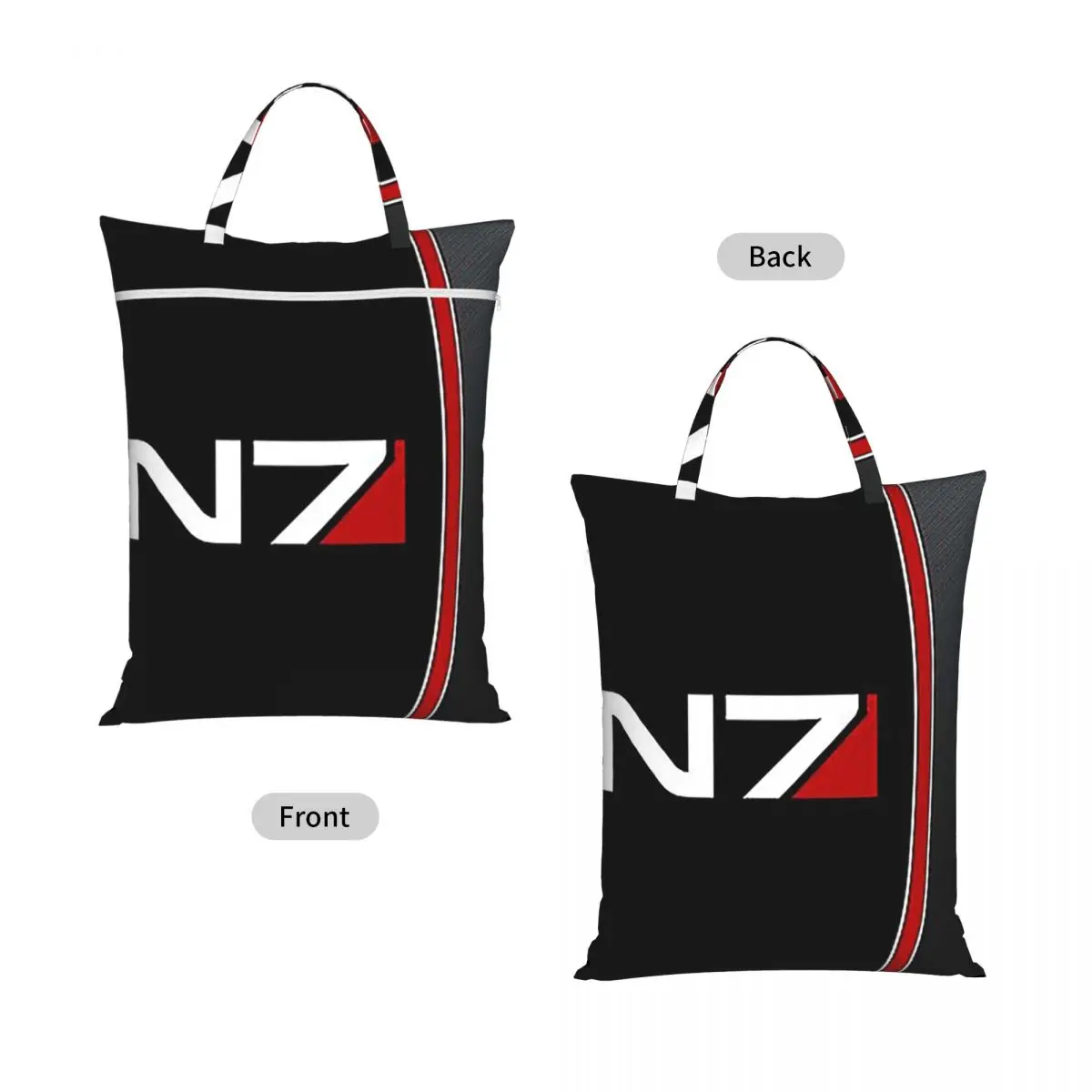 N7 Mass Effect Emblem Laundry Collector Foldable Laundry Basket Large Storage Washing Basket Home Organizer