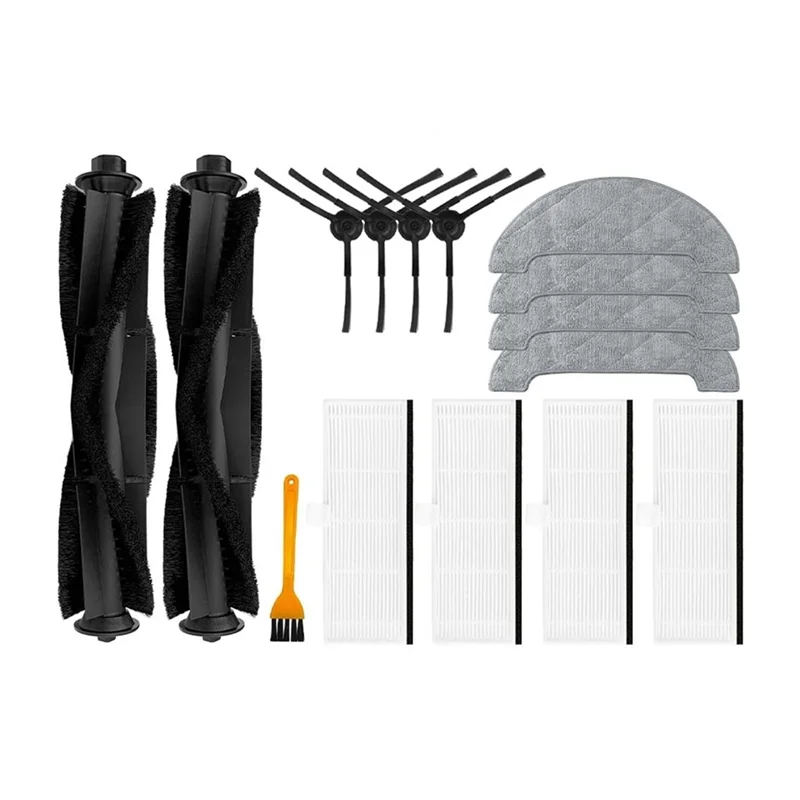 M04K メインブラシサイドブラシ Hepa フィルターモップぼろプラスチック交換部品 AIRROBO T10 + ロボット掃除機