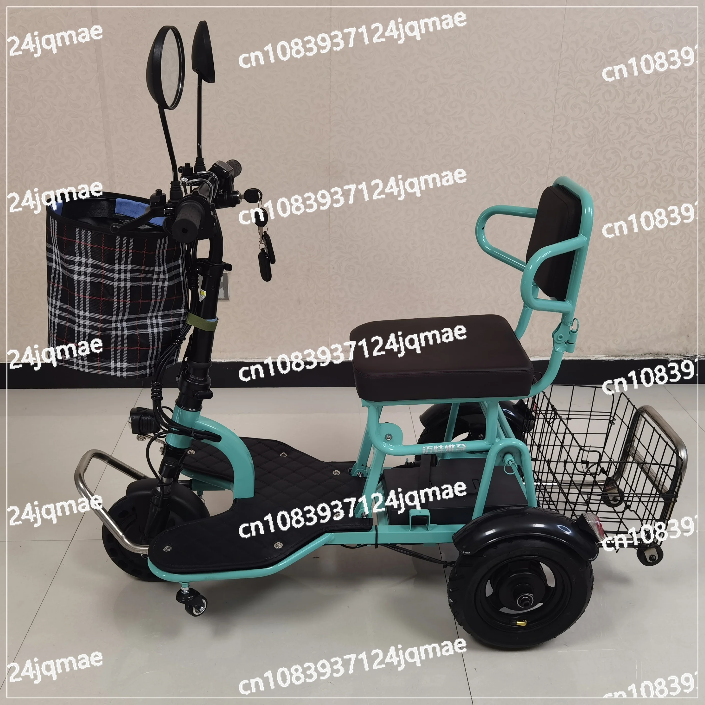 

[New Hot-selling] Matvic Small Lithium Battery Folding Three Wheels, Mini Small Three Wheels, Disabled Scooter