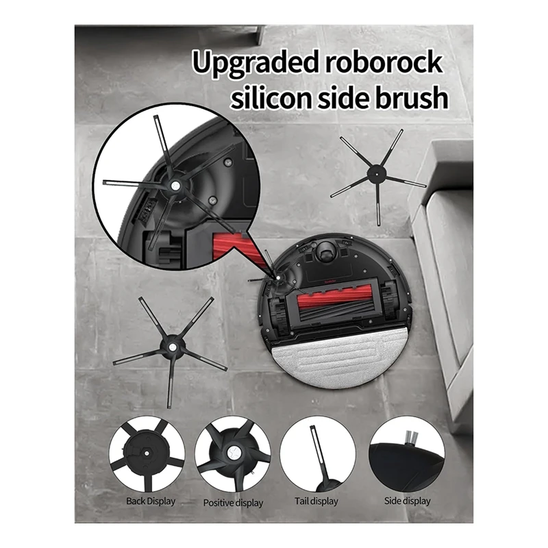 掃除機交換部品セット、Roborock s8およびs8plus用アクセサリー