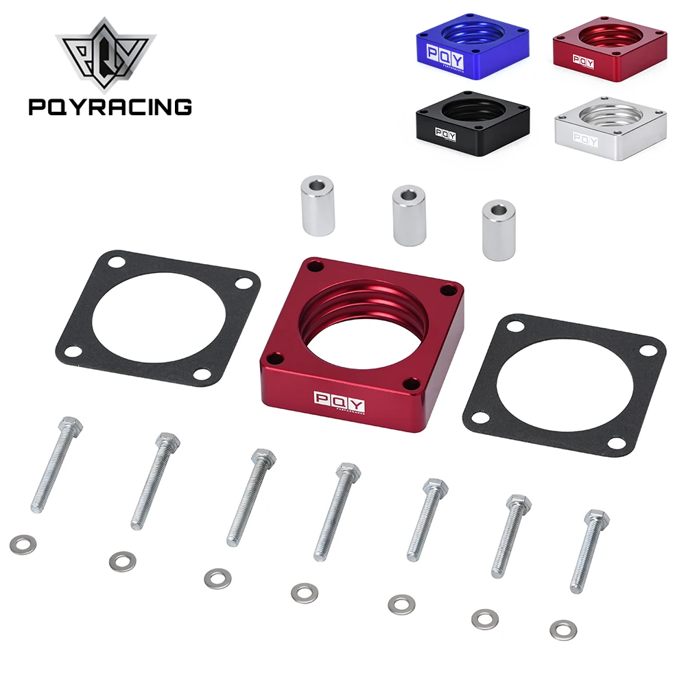 Aluminum Throttle Body Spacer For 91-06 Jeep Wrangler TJ YJ Cherokee XJ 2.5L/4.0L Engine Gas MJ w/ Gasket 1