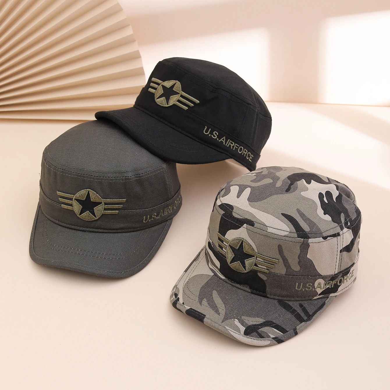 Cross-border new-style men's five-star camouflage sun-protec