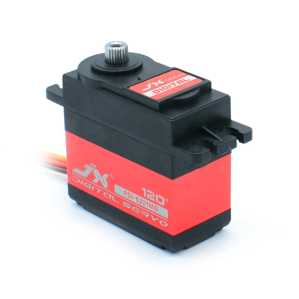 JX PDI-6221MG Metal Gear 20kg Large Torque Digital Coreless Servo for RC Car Crawler Boat Helicopter Model