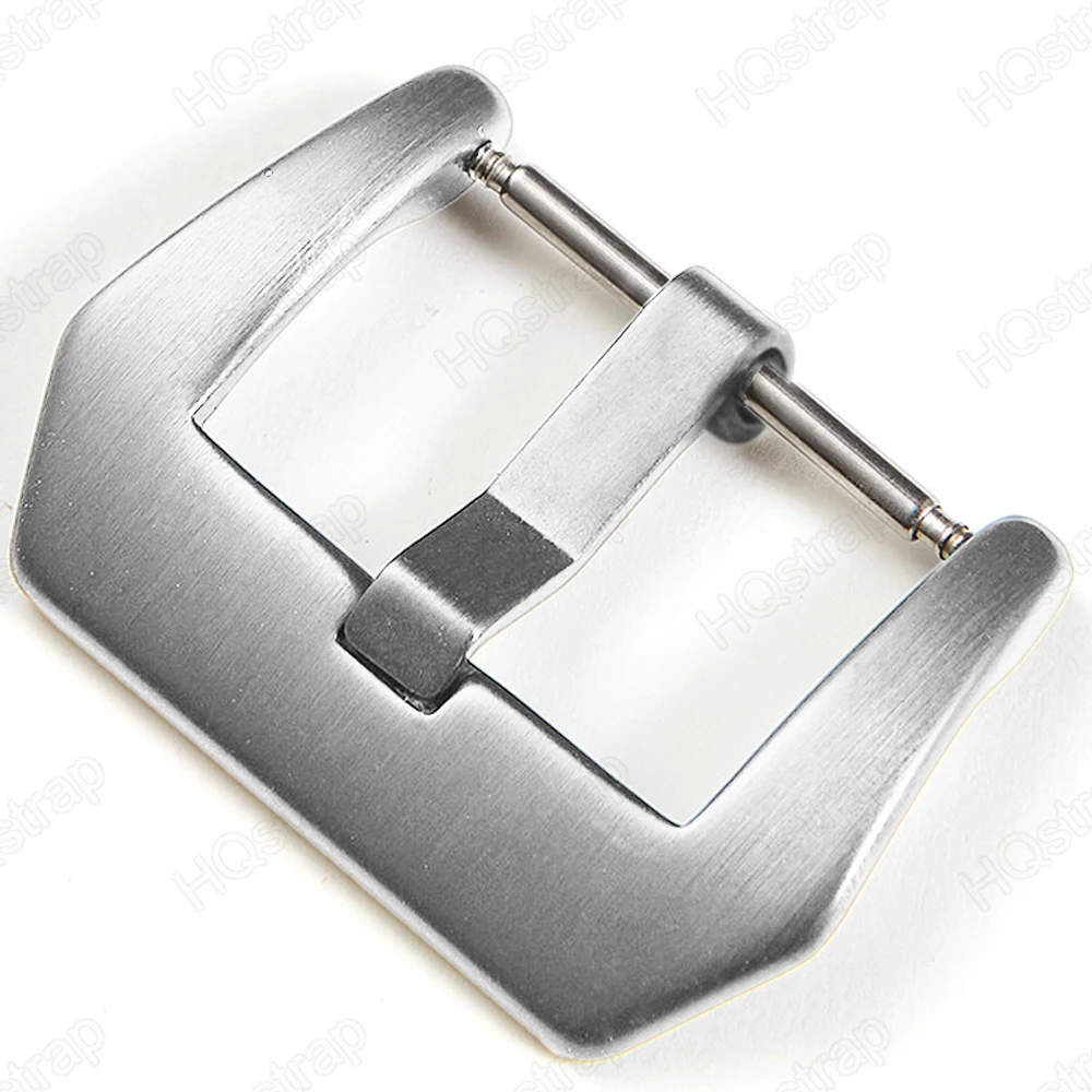 Brushed frosted Stainless Steel Watch Band Buckle 18mm 20mm 22mm 24mm watchband strap Clasp Silver Buckles Accessories