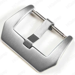 Brushed frosted Stainless Steel Watch Band Buckle 18mm 20mm 22mm 24mm watchband strap Clasp Silver Buckles Accessories
