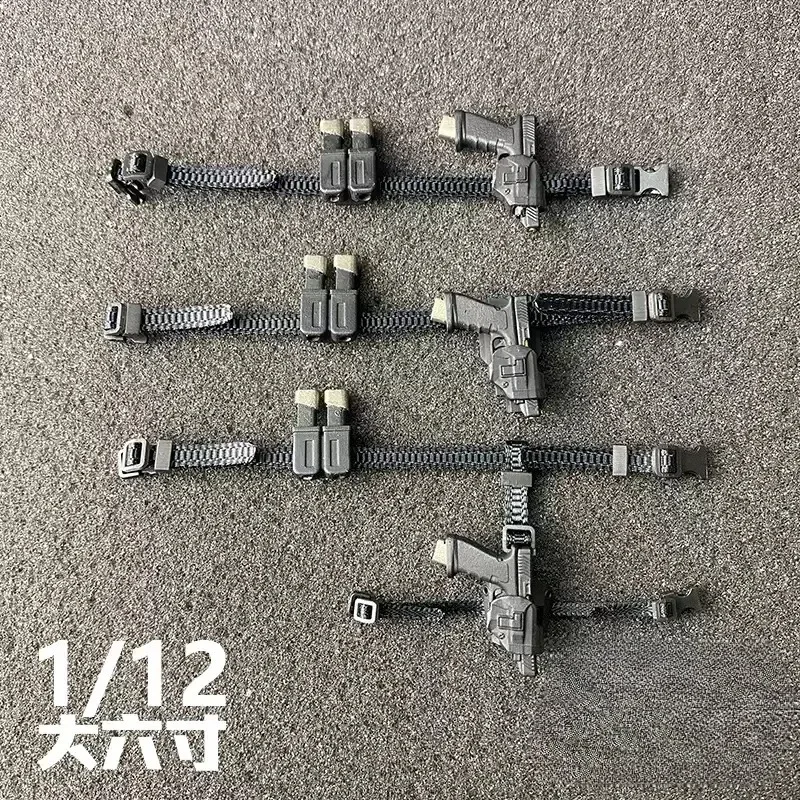 TTIG34 1/12 Maßstab 3D-Harzmodell Abnehmbares Gewehr mit Magazin Miniatur-Waffenmodell Szenenrequisiten für 6-Zoll Mezco HASUKI Actionfigur – Detail 2