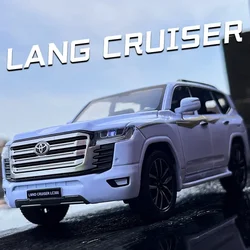 1:24 Toyota LAND CRUISER LC300 Prado SUV Alloy Car Model Diecast Metal Toy Off-road Vehicles Car Model Simulation Childrens Gift