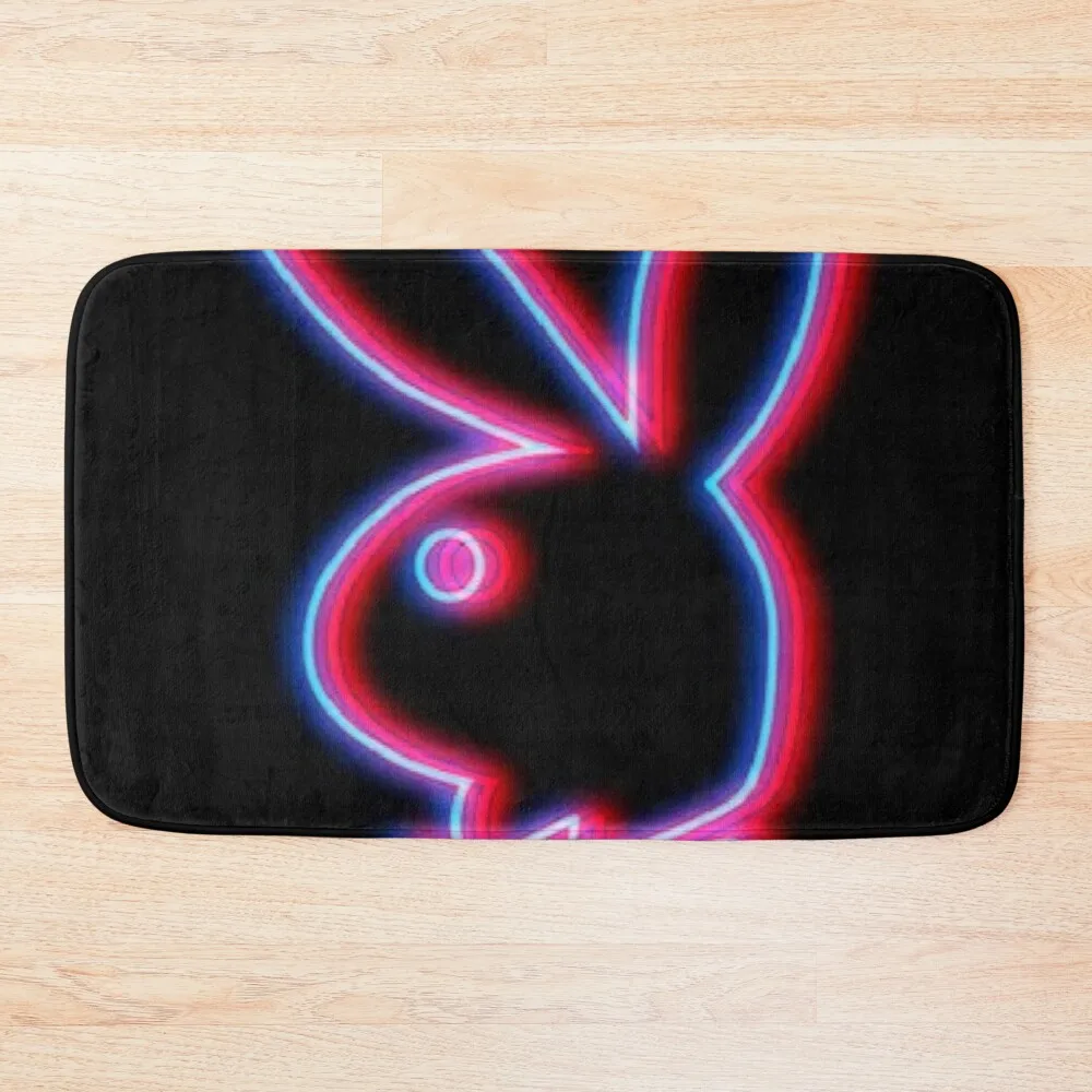 

Pink neon sign Bath Mat Quick-Drying Bathroom Household Items Bathroom Utensils Mat