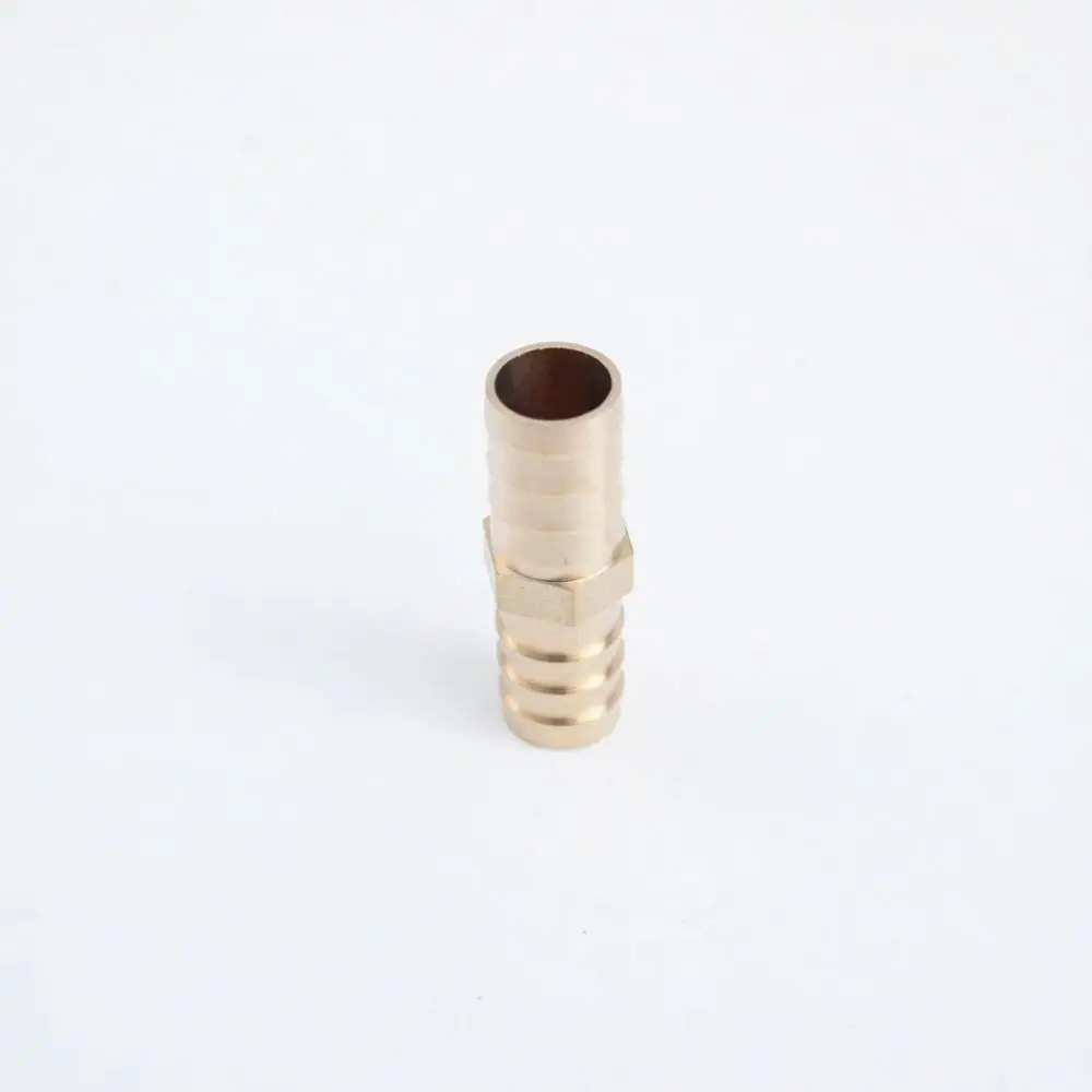 Solid Brass Barb Fitting Connector For Pneumatic Air Gas Hose Straight Adapter Industrial Pipe Tubing Joiner Hardware