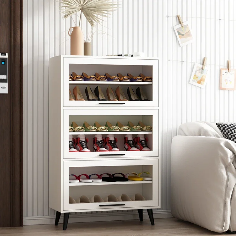 Light Luxury Shoe Cabinet Home Doorway High Vertical Simple Modern Balcony Storage Locker